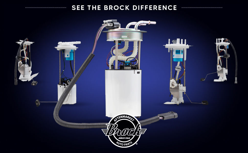 Brock Replacement Universal 12 Volt Electric Fuel Pump w