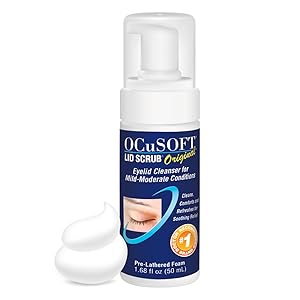 economy size, ocusoft, face wash, cleanser, foam, lid scrub, original, eyewash, eyecare