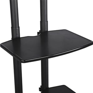 Floor Stand Rolling PC Gaming TV Stand