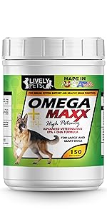  Lively Pets Omega Maxx Soft Chews for Large Dogs