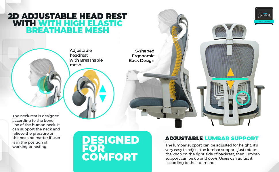 Kepler Brooks Altius Mesh High Back Adjustable, Ergonomic & Reclining