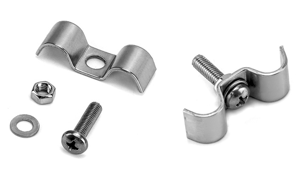 Amazon.com: QWORK Stainless Steel Double Line Clamp, 25 Pack