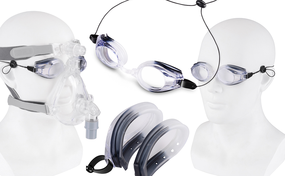 Wahah Clear AntiFog Dr Eye Relief Mask, CPAP Eye Mask for