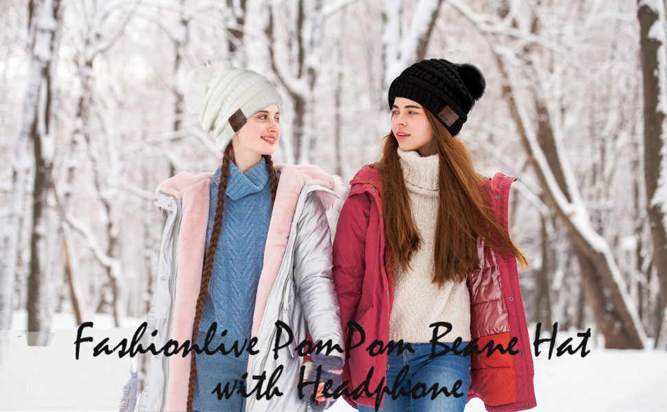 Bluetooth Beanie Hat for women