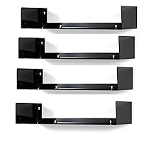 floating shelves black  wall bookshelves media cabinet media storage media shelf bookcase book case