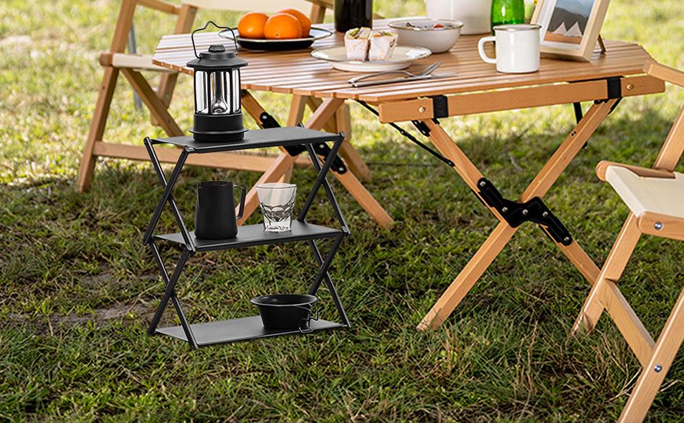 Amazon｜折りたたみ棚、折りたたみ棚 - 多目的折りたたみ収納棚