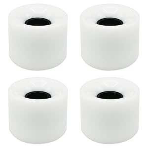 スケートボード用クリーム色ウィール4個セット スケートボード ウィール 4個セット 52mm WHEEL : マニアック