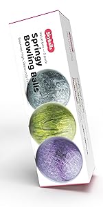 bowling bouncy balls in gift box