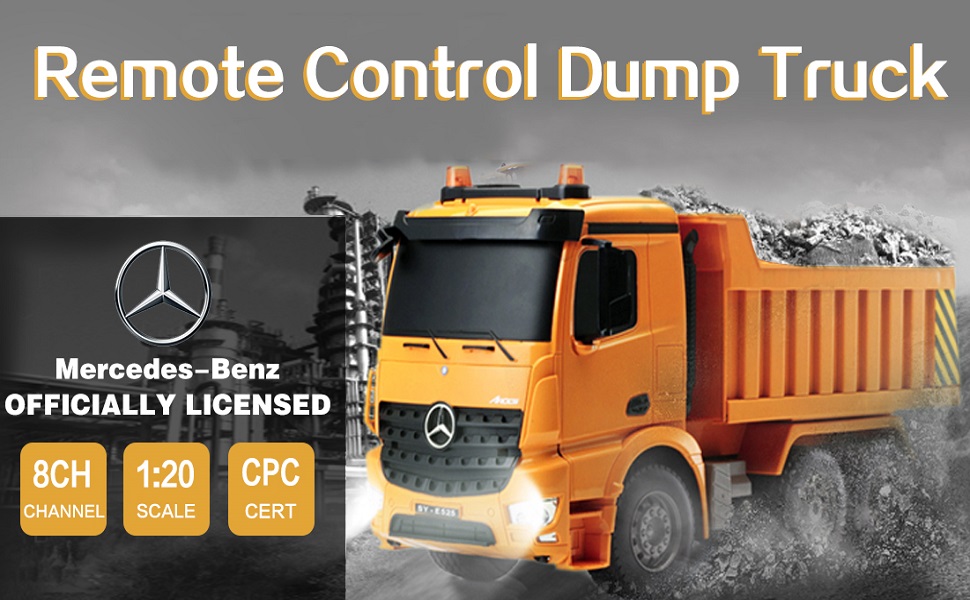 Amazon Com Double E Remote Control Dump Truck 1 20 Rc