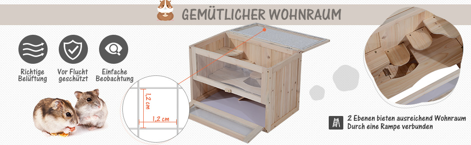 Nagerkäfig Hamsterkäfig Käfig Mäusekäfig Kleintierkäfig