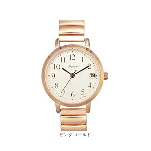 Amazon | カレンダー付ジャバラウォッチ (ブレスレットタイプ