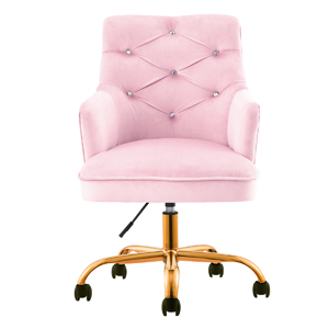 Amazon.com: OVIOS Cute Desk Chair,Plush Velvet Office ...