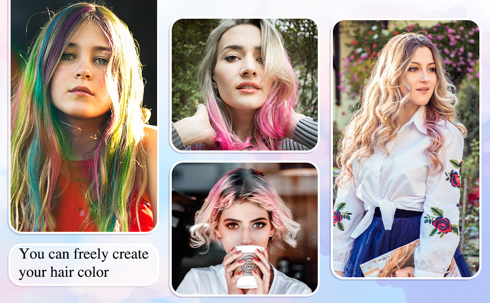 FRIUSATE Hair Coloring Highlighting Cap, 8 Pieces Hair