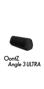 OontZ Angle 3 Ultra White Bluetooth Speaker, dual speaker sound system, aux-in jack tv, 14 W, IPX 7