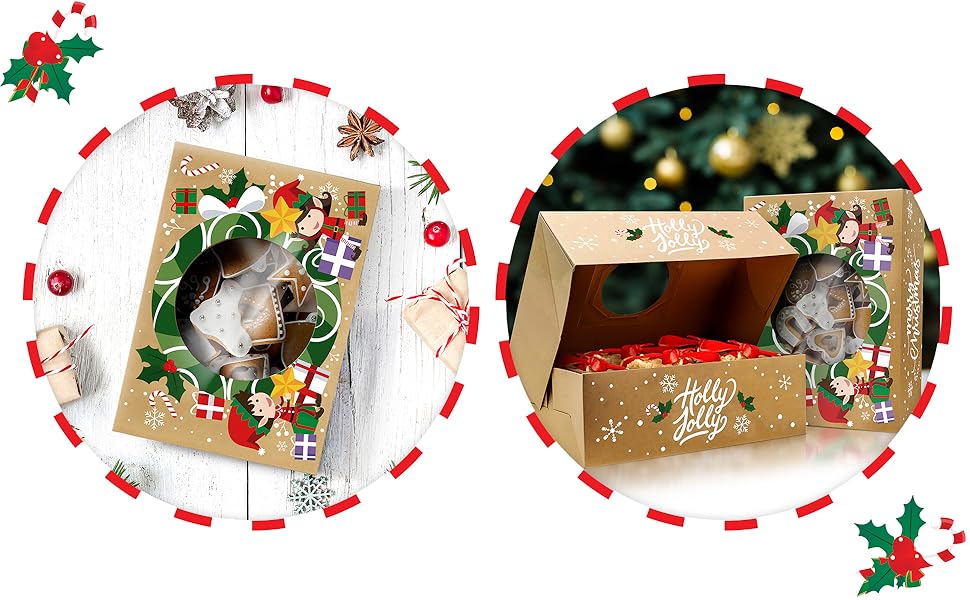 Christmas Cookie Boxes for gift giving