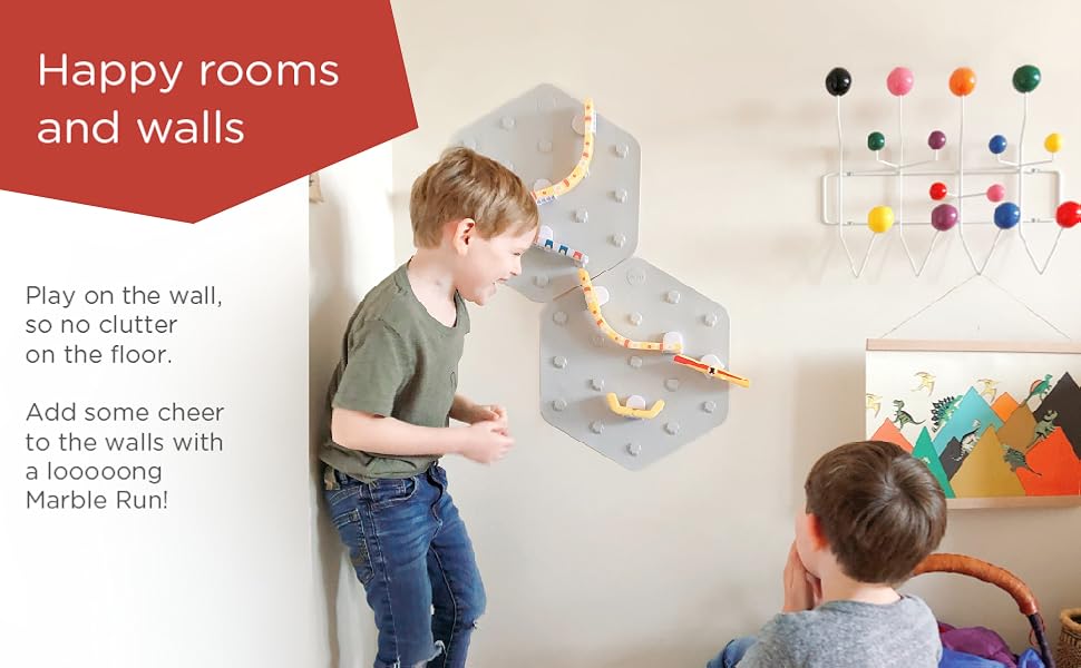 wall marble run