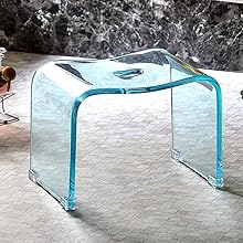 Amazon｜Kuai アクリル バスチェア 風呂 椅子 高さ25cm Mサイズ