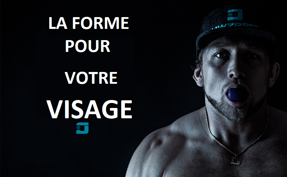Jawzrsize Appareil pour muscler la mâchoire et tonifier le cou Bleu avancé. Advanced Blue