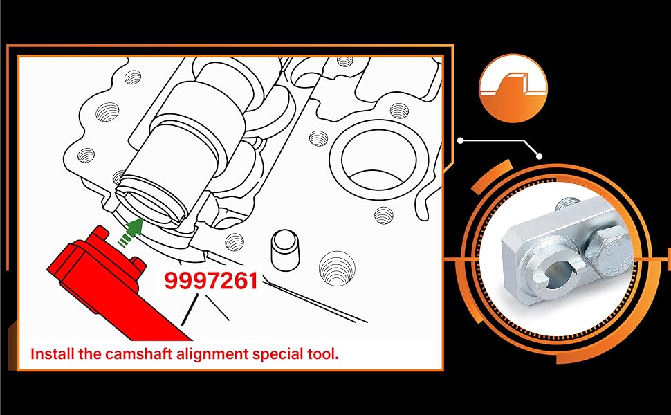 volvo timing tool-volvo 3.2 timing tool-ewktool-EB0061-8