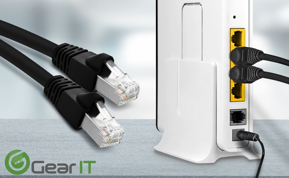 GearIT Cat6 Outdoor Cable (150ft) 23AWG Pure Copper, FTP