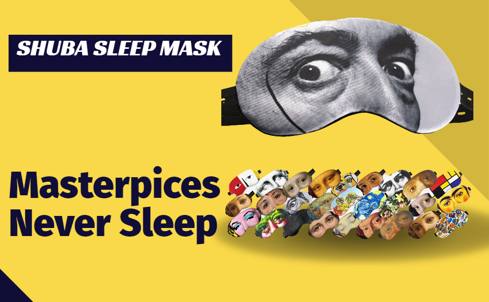 Sleep Mask Mondriani Composition II Masterpieses for Women