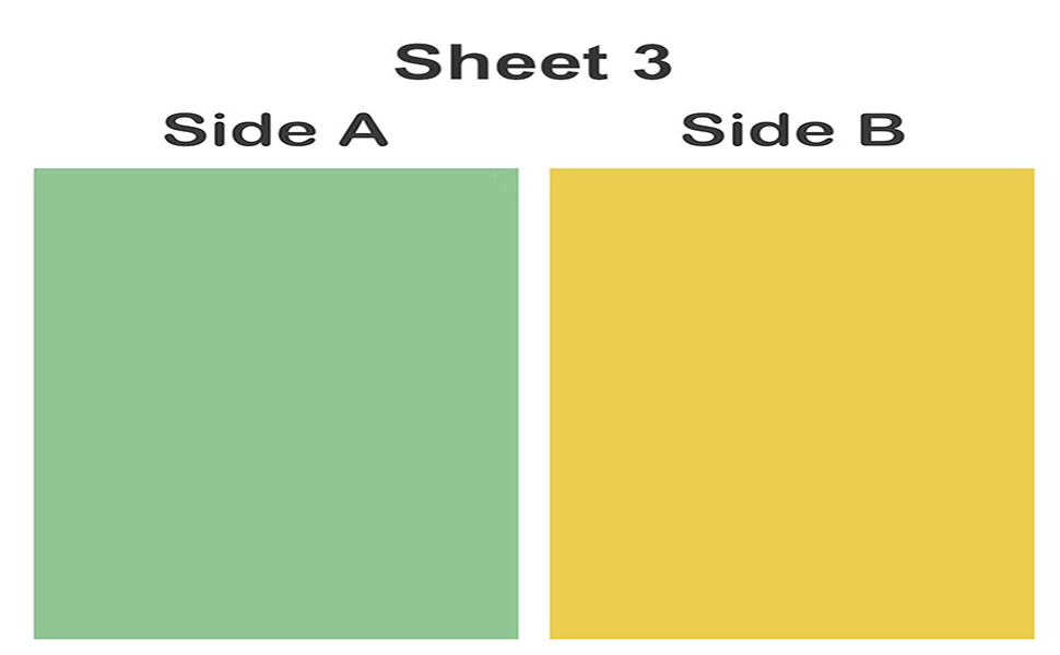 Store2508 (Pack of 3) Solid Colour Flat Lay Flatlay Tabletop Photography Backdrop Background
