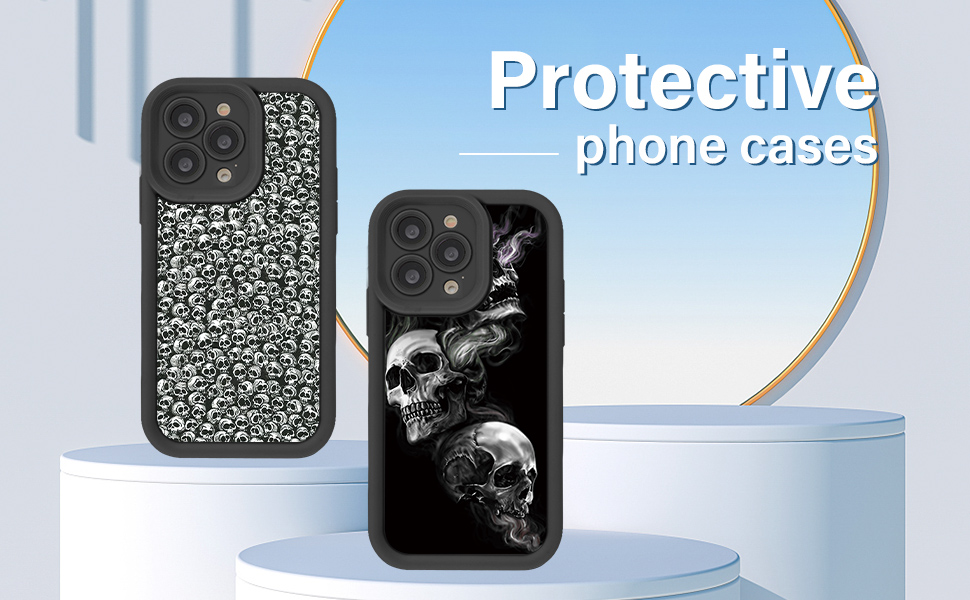 skulliphonex② F-U Skeleton iPhone Case (Black) – Spooky Cat Press