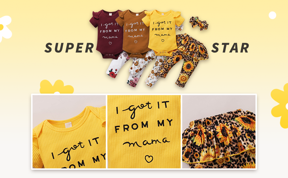 baby girl spring clothes set