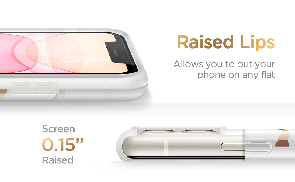 GVIEWIN Marble Compatible with iPhone 11 Case