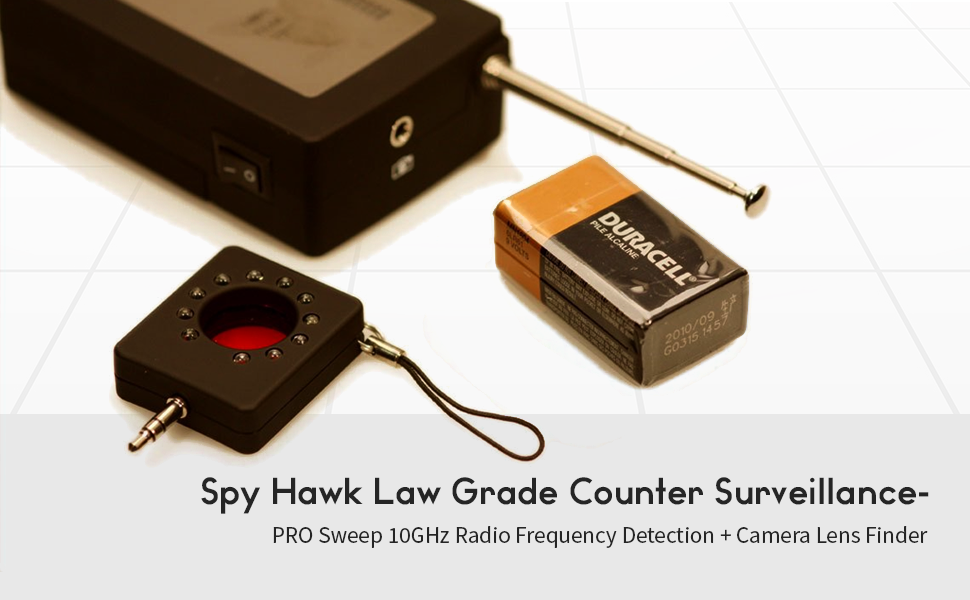 Spy Hawk® Law Grade Counter Surveillance PRO Sweep 10GHz