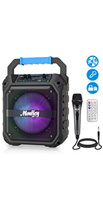 Amazon | Moukey ワイヤレスマイク スピーカーセット Bluetooth 5.0 Amazon | Moukey ワイヤレスマイク スピーカーセット Bluetooth 5.0