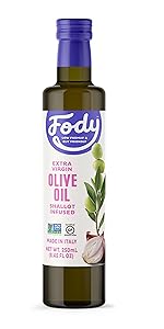Low FODMAP Shallot Infused Extra Virgin Olive Oil