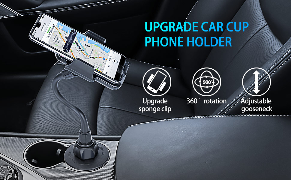 Car Cup Holder Phone Mount-long