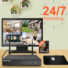 Be Secured 24/7 Recording