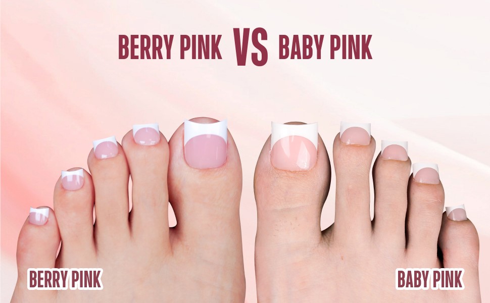 BERRY PINK VS BABY PINK