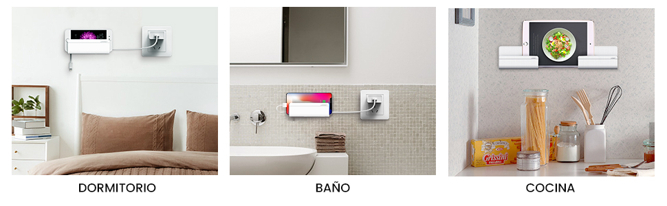 Ugreen Soporte Movil A Pared Soporte Para Carga De Celulares Y