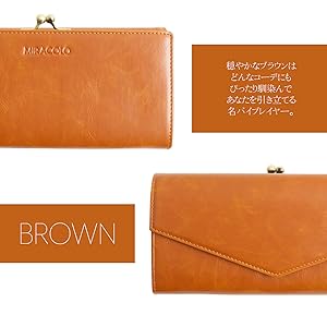 Women's Long Wallet, Large Capacity, Genuine Leather, Clasp