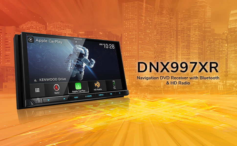 Kenwood Excelon DNX997XR 6.8" Capacitive Touch Panel Navigation DVD