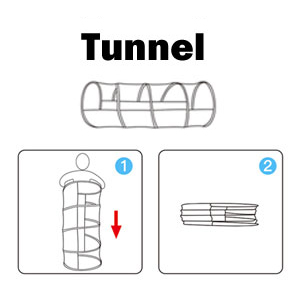 FUN LITTLE TOYS 3 in 1 Pop Up Play Tent with Tunnels, Ball Pit for Infants, Toddlers, Boys, Women, Indoor/Outside Tent for Children 9
