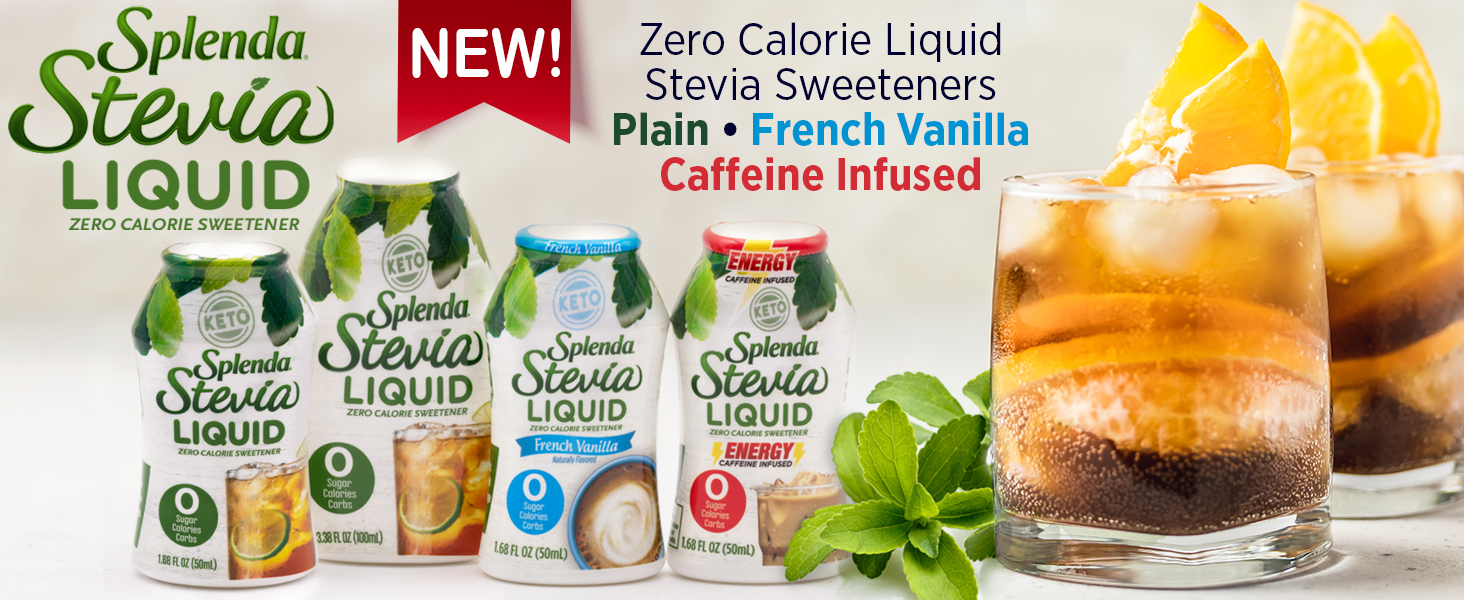 Splenda Liquid Stevia Sweetener Zero Calorie