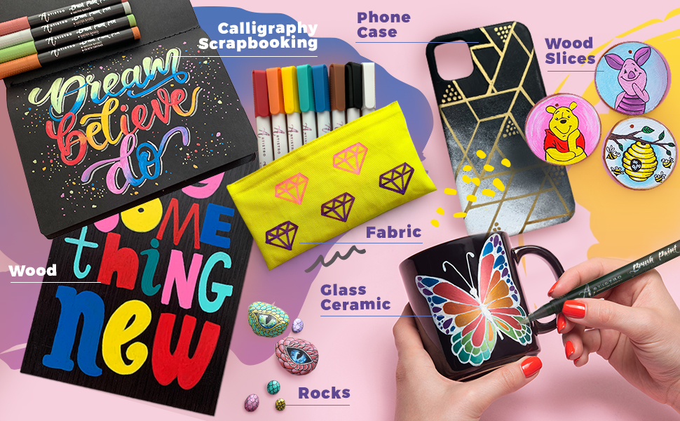 paint pens, paint markers