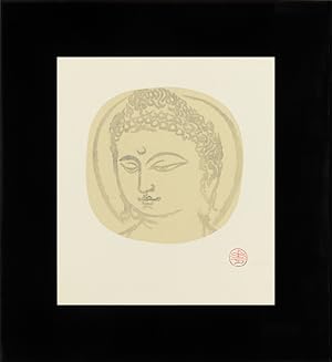村上華岳、【夜櫻之図】、希少画集画より、状態良好、新品高級額装付 絵はがき〈夜桜之図〉村上華岳京都便利堂オンラインショップ