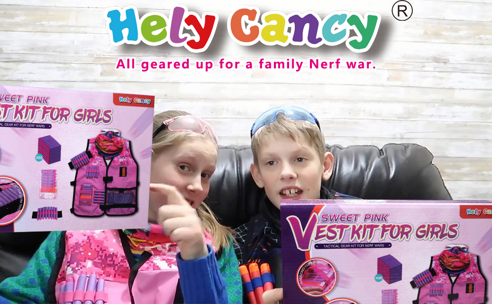 pink nerf vest