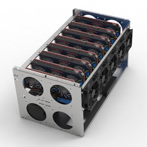 Gpu Mining Frame for Graphics Cards Open Air Storage Case with Motherboard Support Stackable Cooling Design for Mining Accessories 30 8