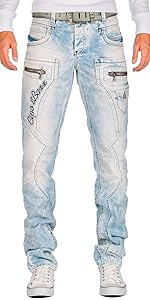 Cipo & Baxx Herren Jeans – Stylische Regular-Fit Denim mit Stone-Washed-Design & Used-Look | Bequeme & modische Jeans fü 40d23844 87df 4602 80d4 8ff0327a6f34. CR130,0,780,1560 PT0 SX150 V1