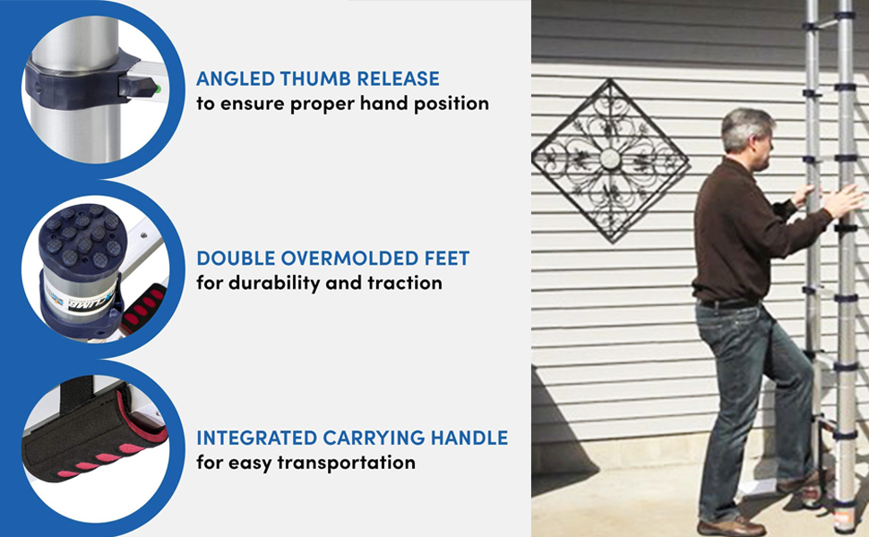 Xtend & Climb Tallest Telescoping Ladder Amazon.ca Tools & Home