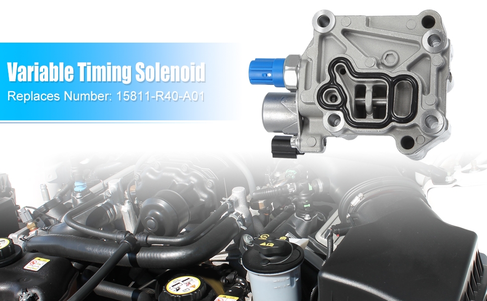 X AUTOHAUX Engine Variable Valve Timing VVT Solenoid with