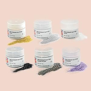 Blacksherbert Hologram Glitter for cakes cupcakes pops