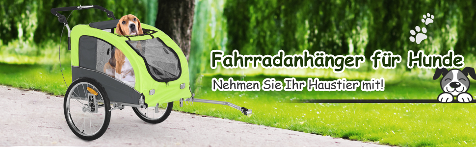 Hundeanhänger Fahrradanhänger
