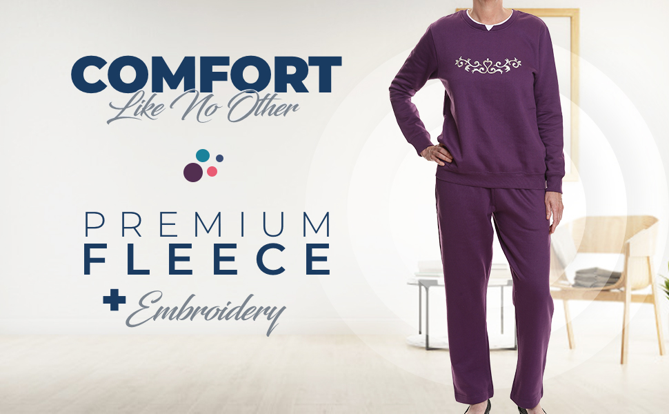 Fleece sweat set Clearance
